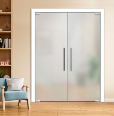 Full Private Frosted Glass Door - Swing, Hinged and Pivot