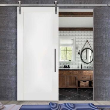 1 Panel Shaker Sliding Barn Door SSWD - 0252