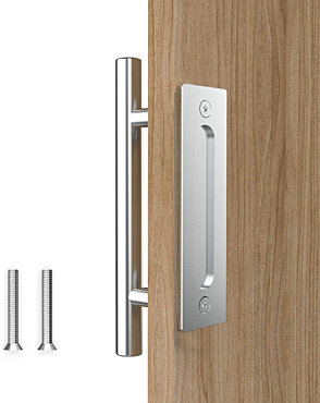 10" Stainless Steel Pull Handle for Wooden Sliding Doors