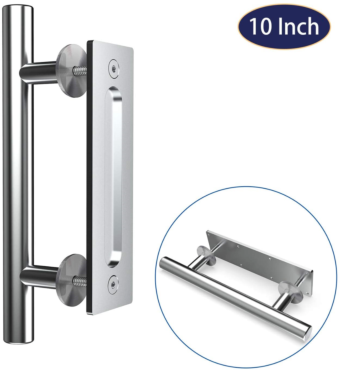 10" Stainless Steel Pull Handle for Wooden Sliding Doors