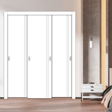 Handmade Shaker Style Bypass Sliding Closet Door HSCD3-1900