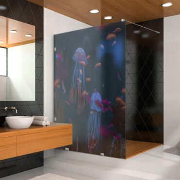 Digital Printing Glass Shower Screens Dpgs - 0715