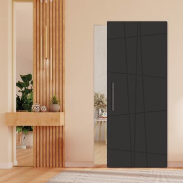 Flush Sliding Barn Door With Hidden / Invisible Hardware GI-1174