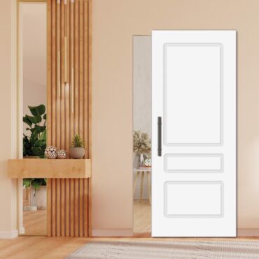 Flush Sliding Barn Door With Hidden / Invisible Hardware GI-1178