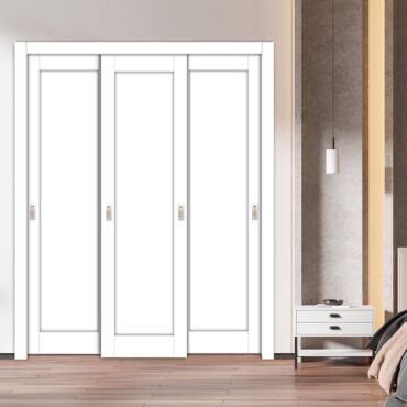 Handmade Shaker Style Bypass Sliding Closet Door HSCD3-1908