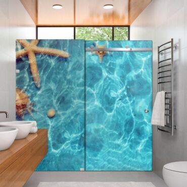 Digital Printing Shower Glass Sliding Doors Dgsd - 0698