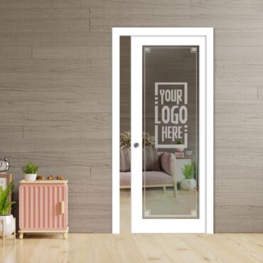 Sliding Pocket Wood Door Customized (With Your Logo) SD-0247