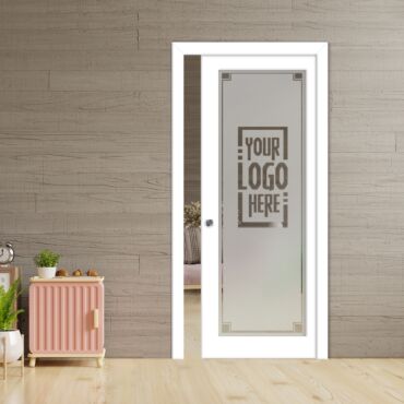 Sliding Pocket Wood Door Customized (With Your Logo) SD-0247