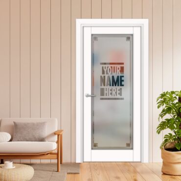 1 Lite Interior Door Customized (With Your Logo) 1LID-1416