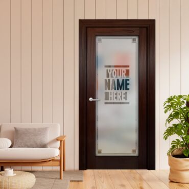 1 Lite Interior Door Customized (With Your Logo) 1LID-1416