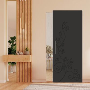 Flush Sliding Barn Door With Hidden / Invisible Hardware GI-1186