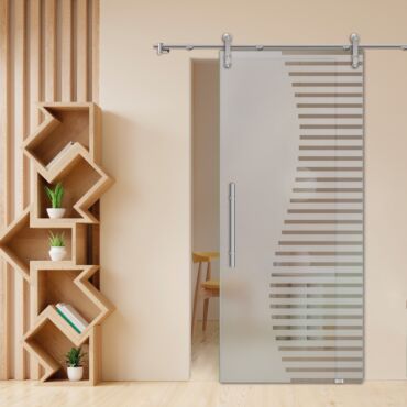 Sliding Glass Barn Door SGD-0452