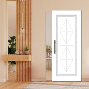 Flush Sliding Barn Door With Hidden / Invisible Hardware GI-1200