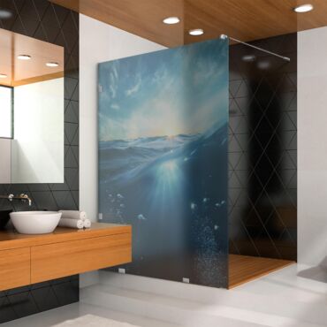 Digital Printing Glass Shower Screens Dpgs - 0718