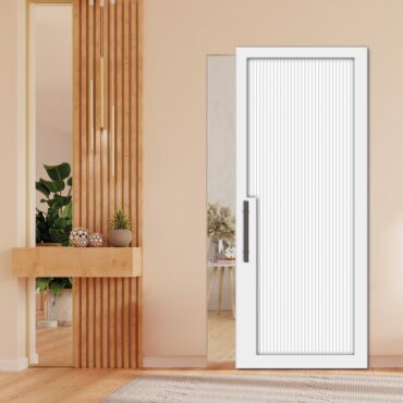 Flush Sliding Barn Door With Hidden / Invisible Hardware GI-1210