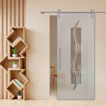 Sliding Glass Barn Door SGD-0459