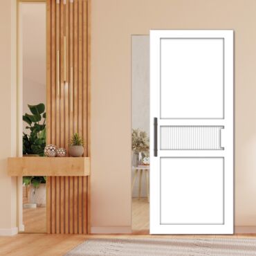 Flush Sliding Barn Door With Hidden / Invisible Hardware GI-1211