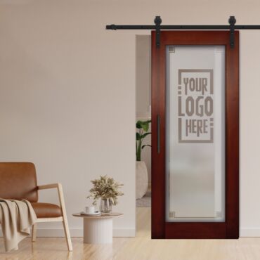 1 Lite Sliding Door Customized (With Your Logo) WGDA - 0255