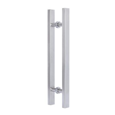 Rectangular Stainless Steel Handle for Glass Doors