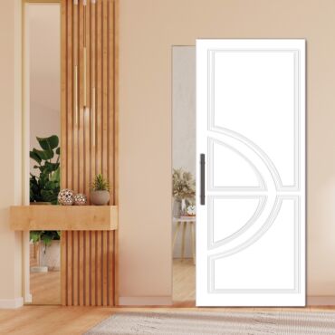 Flush Sliding Barn Door With Hidden / Invisible Hardware GI-1220