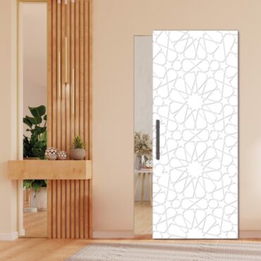 Flush Sliding Barn Door With Hidden / Invisible Hardware GI-1221