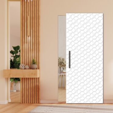 Flush Sliding Barn Door With Hidden / Invisible Hardware GI-1224