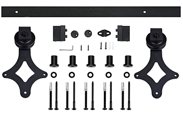 Wooden Sliding Door Kit Made of Durable Carbon Steel SH-CA-0169