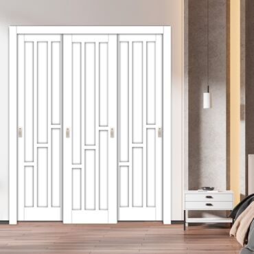 Handmade Shaker Style Bypass Sliding Closet Door HSCD3-1897