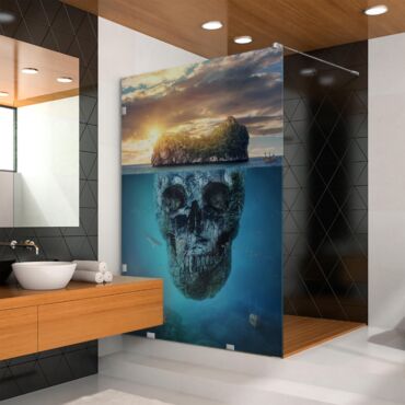 Digital Printing Glass Shower Screens Dpgs - 0723