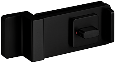 Matte Black Stainless Steel Sliding Glass Door Lock