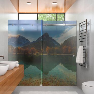 Digital Printing Shower Glass Sliding Doors Dgsd - 0712