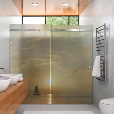 Digital Printing Shower Glass Sliding Doors Dgsd - 0706