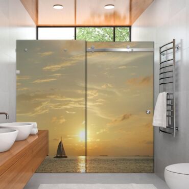 Digital Printing Shower Glass Sliding Doors Dgsd - 0706