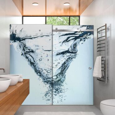 Digital Printing Shower Glass Sliding Doors Dgsd - 0707