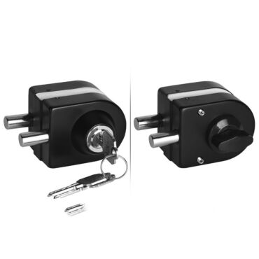 Stainless Steel Hole Free Lock for Frameless Glass Doors