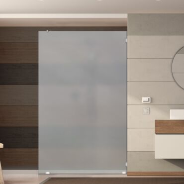 Frosted Frameless Fixed Shower Panel FSS - 0227