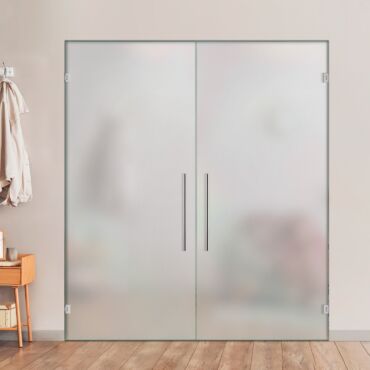 Full Private Frosted Glass Door - Swing, Hinged and Pivot