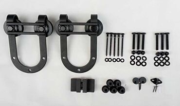 Robust Carbon Steel Sliding Barn Door Track Kit SH-CA-0140