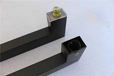 Matte Black Metal Handle for Glass and Shower Doors 