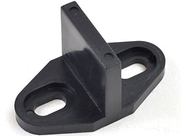 Black Plastic Base Floor Guide for Sliding Barn Doors