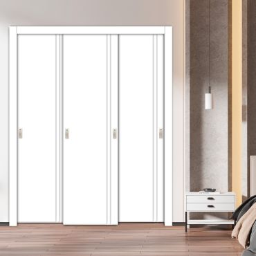 Handmade Shaker Style Bypass Sliding Closet Door HSCD3-1900