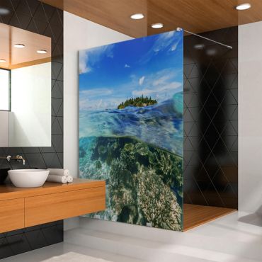 Digital Printing Glass Shower Screens Dpgs - 0726