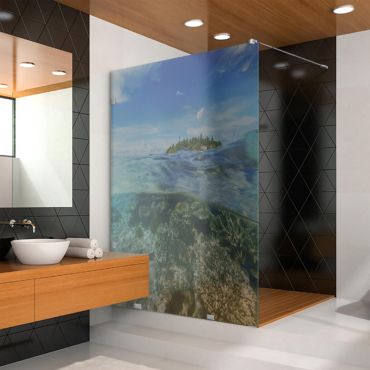 Digital Printing Glass Shower Screens Dpgs - 0726