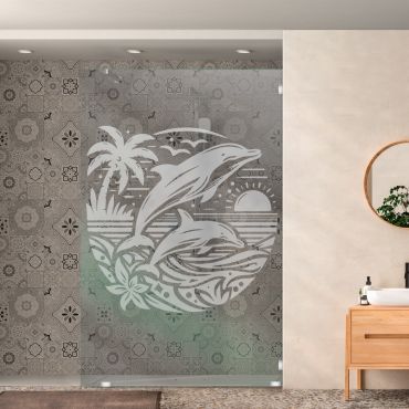 Frameless Fixed Shower Panel FSS - 1939