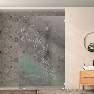 Frameless Fixed Shower Panel FSS - 1940