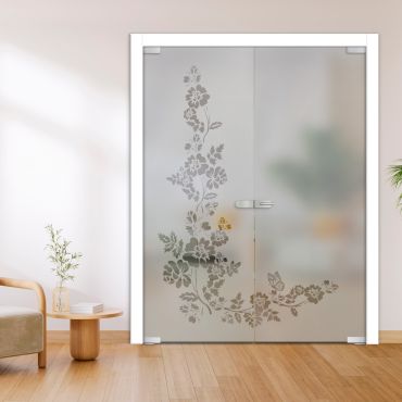 Double Glass Door - Swing, Hinged and Pivot-GI11500