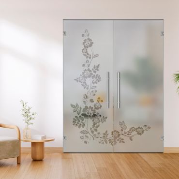 Double Glass Door - Swing, Hinged and Pivot-GI11500