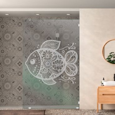 Frameless Fixed Shower Panel FSS - 1943