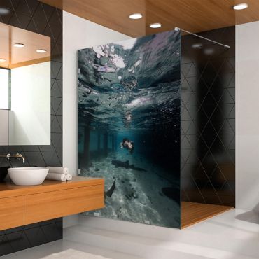 Digital Printing Glass Shower Screens Dpgs - 0716