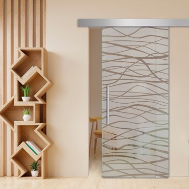 Sliding Glass Barn Door SGD-0406